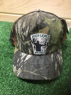 High Ledge Archery MOSSY OAK SnapBack Camo Hat • $12.95