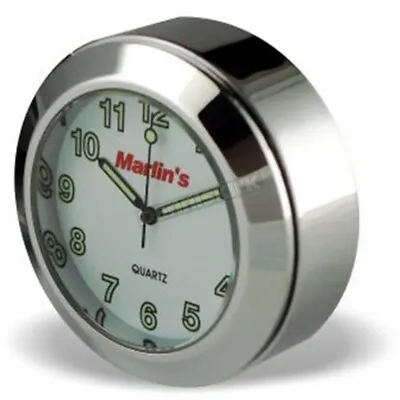 Marlin's Genuine Accessories White FaceTOCS Universal Mount Clock - 130101 • $42.25