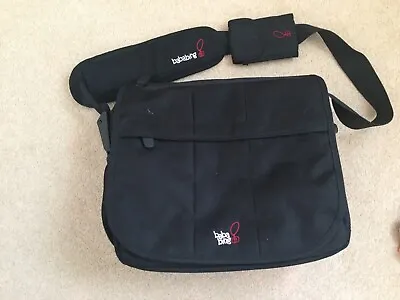 Bababing Changing Bag Black Excellent Condition No Changing Mat • £8