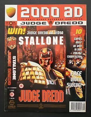 £3 • Buy 2000AD Prog 975: 19th January 1996 + Free Judge Dredd Movie VHS Sleeve