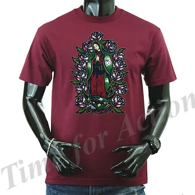 Virgen De GUADALUPE Virgin Maria Catholic Religious Graphic T-shirt • $13.87