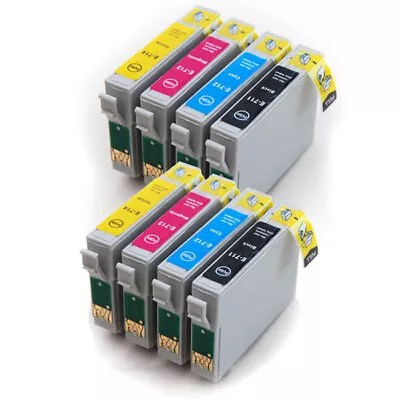 £15.98 • Buy T0715 X2 Sets Compatible Ink Cartridges To Replace T0711 T0712 T0713 T0714