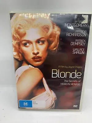 Blonde The Secrets Of Marilyn Monroe (DVD 2002) ALL REGIONS - Free Postage • $9.95