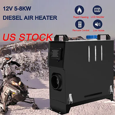 Diesel Air Heater 8KW 12V All In One LCD Thermostat Boat Motorhome Truck Trailer • $87.99