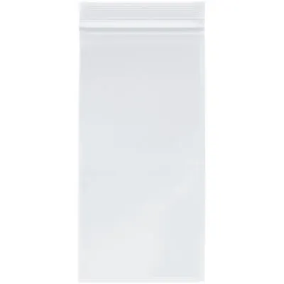 Plymor Heavy Duty Plastic Reclosable Zipper Bags 4 Mil 4  X 8  (Pack Of 100) • $8.77