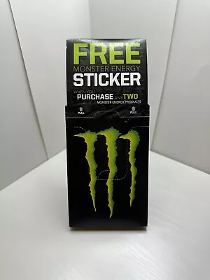 Box Of 100 Monster Energy Drink Decal Stickers 5.25 X 3.75 New • $14.99