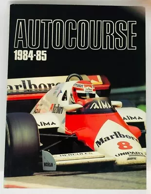 F1 Autocourse 1984/85 - Niki Lauda - Hardcover Book In Dustjacket  • $42