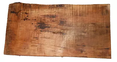 FIGURED MYRTLEWOOD SLAB TURNING CRAFTING  WOODWORKING APPROX 17x8.5x1 IN • $18