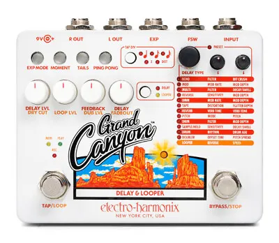 Electro-Harmonix Grand Canyon Delay And Looper Effects Pedal • $308.20