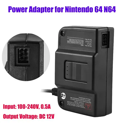 Replacement AC Adapter Pack For  64 N64 Wall Power Supply Adapter DC 12V • $27.18