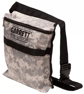 Garrett Camo Canvas Metal Detecting Finds Recovery Bag/Pouch With Belt 1612900 • $11.95