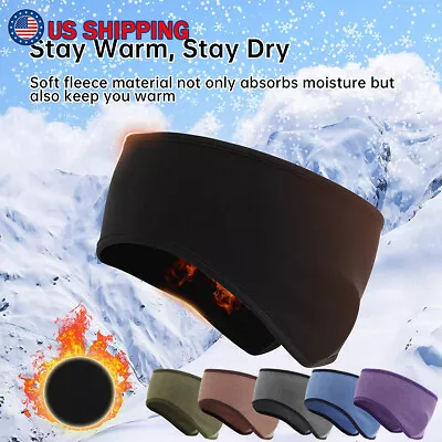 Fleece Ear Warmers For Men Women - Winter Headband Cold Weather Ear Muffs Covers • $5.98