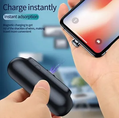 $36.99 • Buy Portable Mini Magnetic Power-Bank 3 IN 1 IPhone,Android,Type C. Wireless Charger