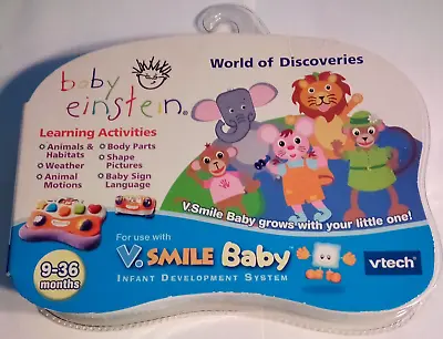 $14.25 • Buy V. Smile Baby Vtech Baby Einstein World Of Discoveries Smartridge