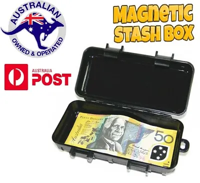 Magnetic Stash Safe Magnet Box Money Storage Secret Key Hidden GPS Compartment • $19.99