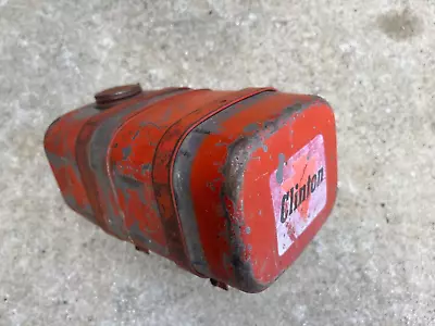 Clinton Fuel Tank Gas Tank Vintage Rectangular Mini Bike Gokart Mower Tractor • $35