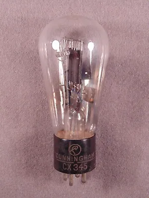 $10.50 • Buy 1 CX345 CUNNINGHAM Engraved Globe 45 Type Antique Radio HiFi Amp Vacuum Tube