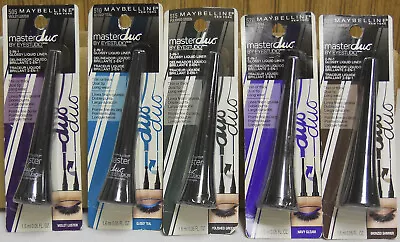 2 Maybelline Master Duo By Eyestudio 2-In-1 Glossy Liquid Liner  (Choose Color) • $9.89