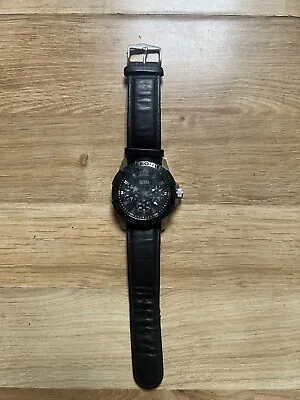 Guess W0366G1 Watch Leather Strap • £25