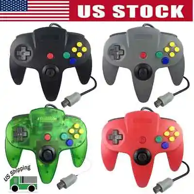 New Wired Controller Joystick Compatible With Nintendo 64 N64 Video Game Console • $13.89