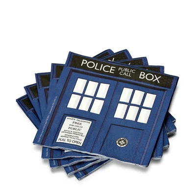 £13.45 • Buy Doctor Who 6.5  TARDIS Paper Napkins, Set Of 20