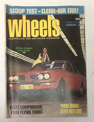 Vintage Wheels Magazine February 1971 In Ok Condition  • $27.19