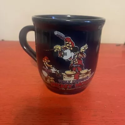 Vintage Disney Store Exclusive Mickey Mouse The Band Concert Coffee Cup Mug • $20.99