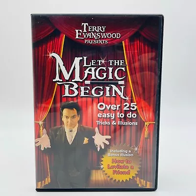 Terry Evanswood Presents Let The Magic Begin DVD Magician Autographed Disc/Case • $12