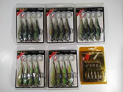 MATZUO Swimbaits Sterling Minnow Fishing Lures Soft Plastic Weighted Rigged Jigs • $39