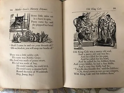 Antique Mother Goose's Nursery Rhymes McLoughlin Brothers • $4.99