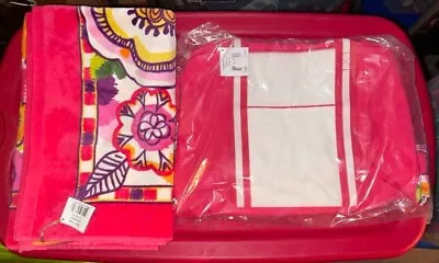 Vera Bradley Clementine Colorblock Duffel & Beach Towel NWT • $79