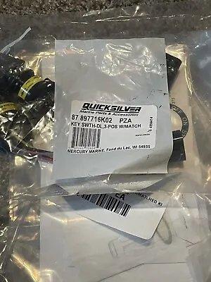 Mercury Quicksilver Ignition Key Switch Harness W / # 457 Keys 87-897716k02 Boat • $99