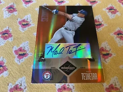 Mark Teixeira 2004 Leaf Limited Baseball Monikers Bronze Autograph 04/50 • $7.95