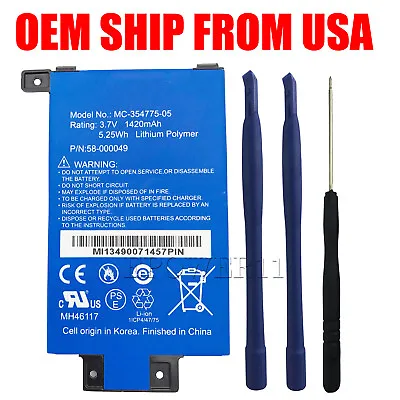 $9.99 • Buy New OEM Battery 58-000049 MC-354775-05 For Amazon Kindle PaperWhite 2nd Gen 6 