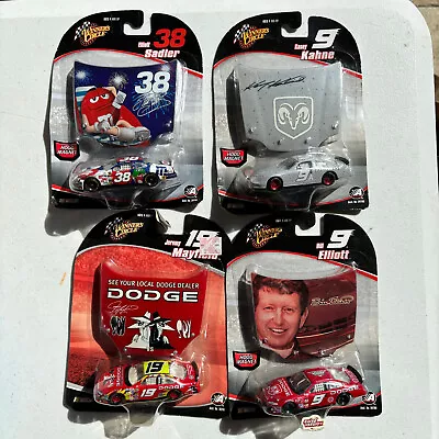 Winner's Circle 4 Car Lot With Hood Magnets Die Cast Dodge M&M Spy Vs Spy NASCAR • $20