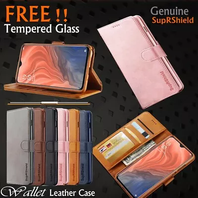 For Oppo Reno Z Oppo A5 A9 2020 Case SupRShield Leather Wallet Flip Case Cover • $7.99