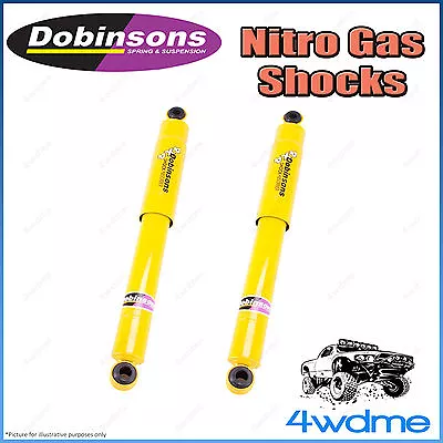 Jeep Cherokee XJ 4WD Front Dobinsons Nitro Gas Shock Absorbers 2  50mm Lift • $336