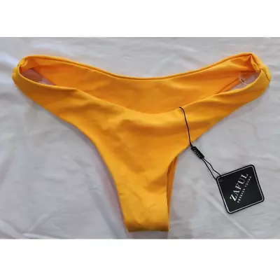 Zaful Yellow Thong Bikini Swimsuit Bottoms Medium • $10