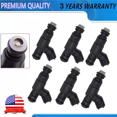 FJ703 Fuel Injector 6Pcs For 05-08 Buick Allure LaCrosse 04-06 Cadillac CTS SRX • $46.34