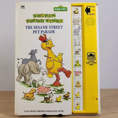 Vintage Sesame Street Golden Sound Story Book Pet Parade #64007 • $4.99