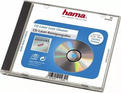 Hama CD And DVD Laser Lens Cleaning Disc - Top Quality Cleaner In Jewel Case • £4.99