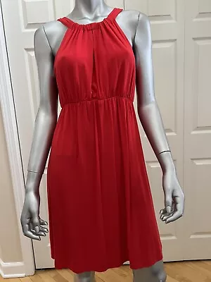 Maternal America Red Weaved Waist Maternity Sun/summer Dress Women’s Size XS • $29.99