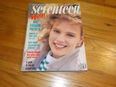 Seventeen Magazine January  1987 • $7.99