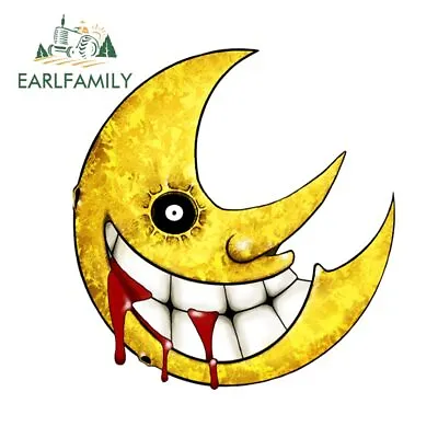 EARLFAMILY 5.1 Soul Eater Moon Car Stickers Anime Decals Laptop Motorcycle Decor • $3.79