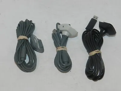 OEM Official Play & Charge Kit Microsoft XBOX 360 System - Pick A Color Tested • $6.96