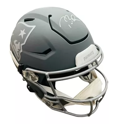 Tom Brady Patriots Signed Full Size Helmet Slate Speed Flex Fanatics Coa • $3999.99