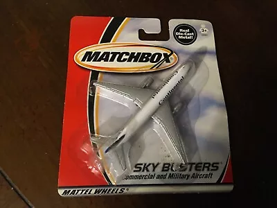 Vintage 2000 Matchbox Sky Busters Mattel Continental Airlines Diecast • $15