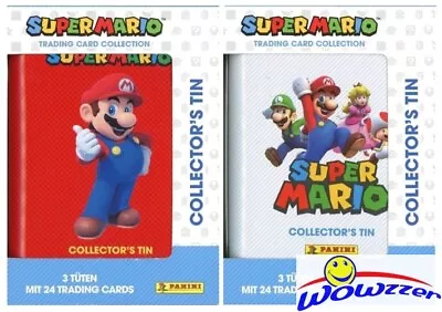 2022 Panini SUPER MARIO TCG Factory Sealed Collectors Tin Set With 48 Cards! NIB • $49.95