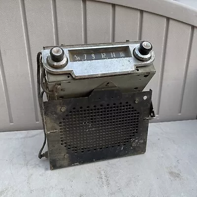 Vintage Delco  AM Car Radio W/Tubes Model AC-2745 For Studebaker UNTESTED • $99.97