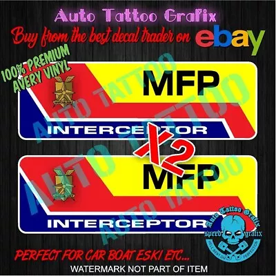 Mad Max Mfp Interceptor Decal Sticker Funny Novelty Decals Stickers Drift • $3.91